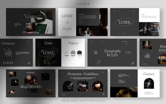 Download Minimal Brand Identity Presentation - Present Collection