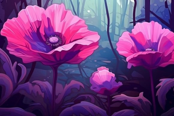 Download Poppy Field Scenes Flower Textures - Poppy Collection
