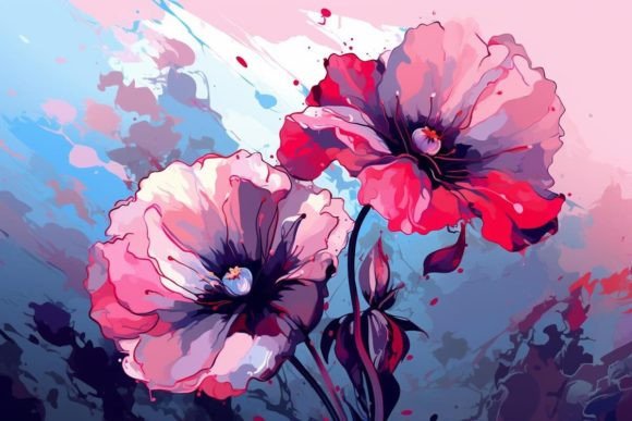 Download Poppy Field Scenes Flower Textures - Poppy Collection