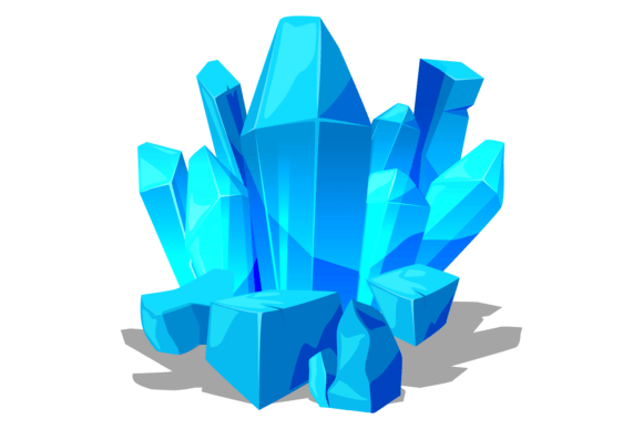 Download Blue Gemstone. Natural Crystal Structure - Crystal Collection