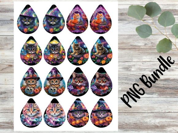 Download Halloween and Crystal Cat Teardrop - Crystal Collection